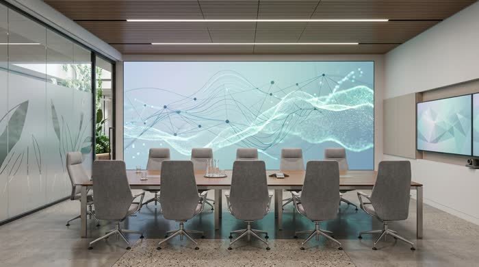 Conference room LED display